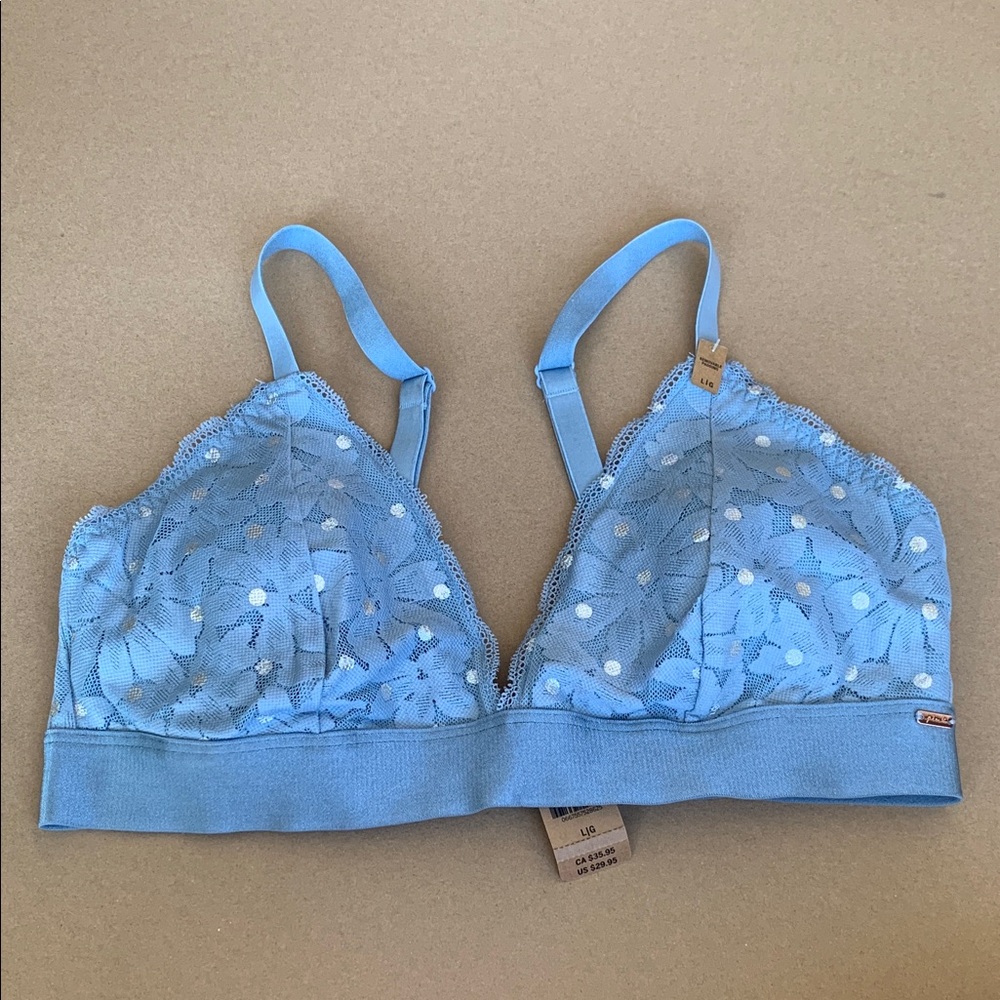 PINK by Victoria's Secret Blue Lace Bralette
